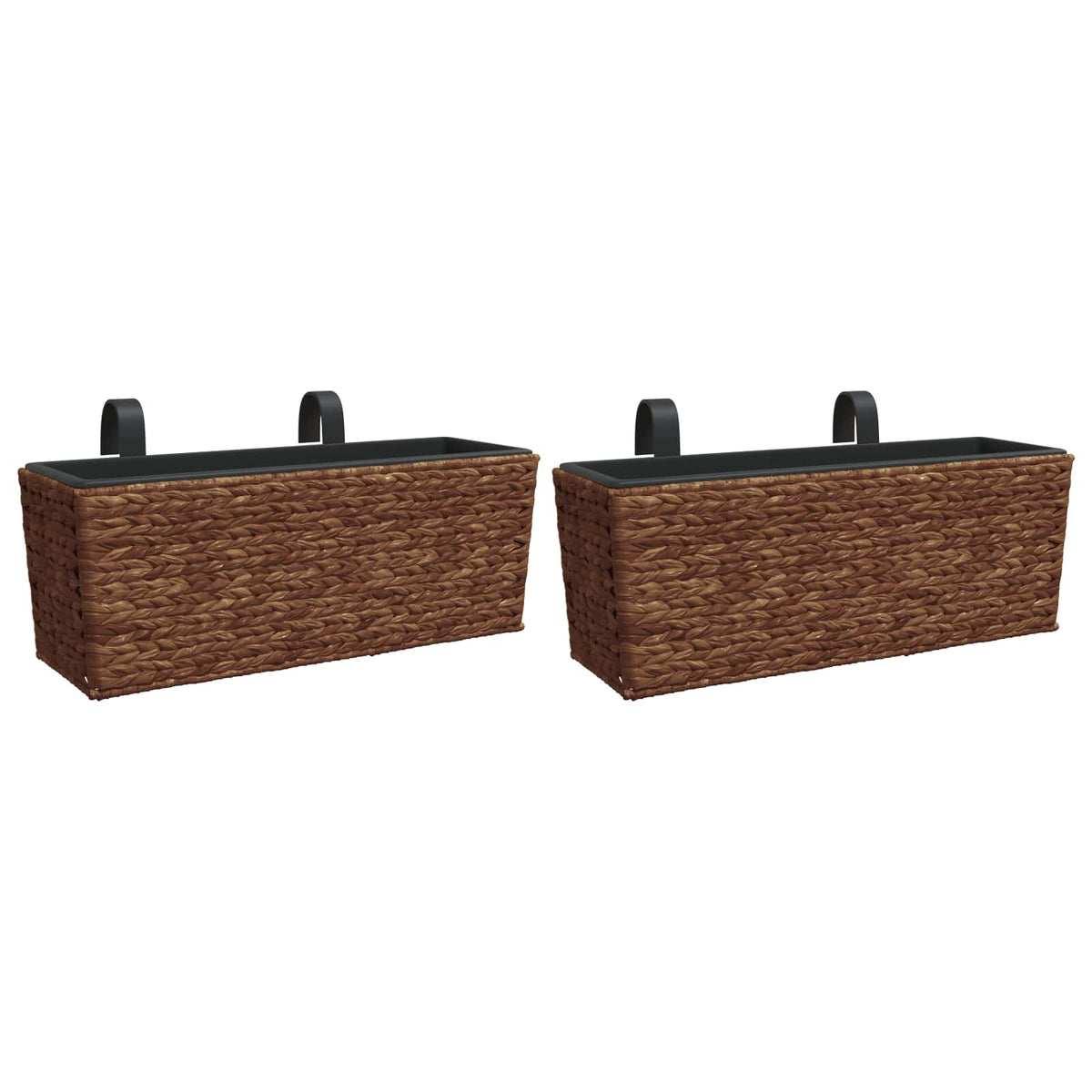 Planters 2 pcs Water Hyacinth Brown
