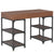 Desk with 3 Drawers 110x50x78 cm Solid Fir Wood