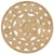 Handmade Rug Braided Jute 150 cm