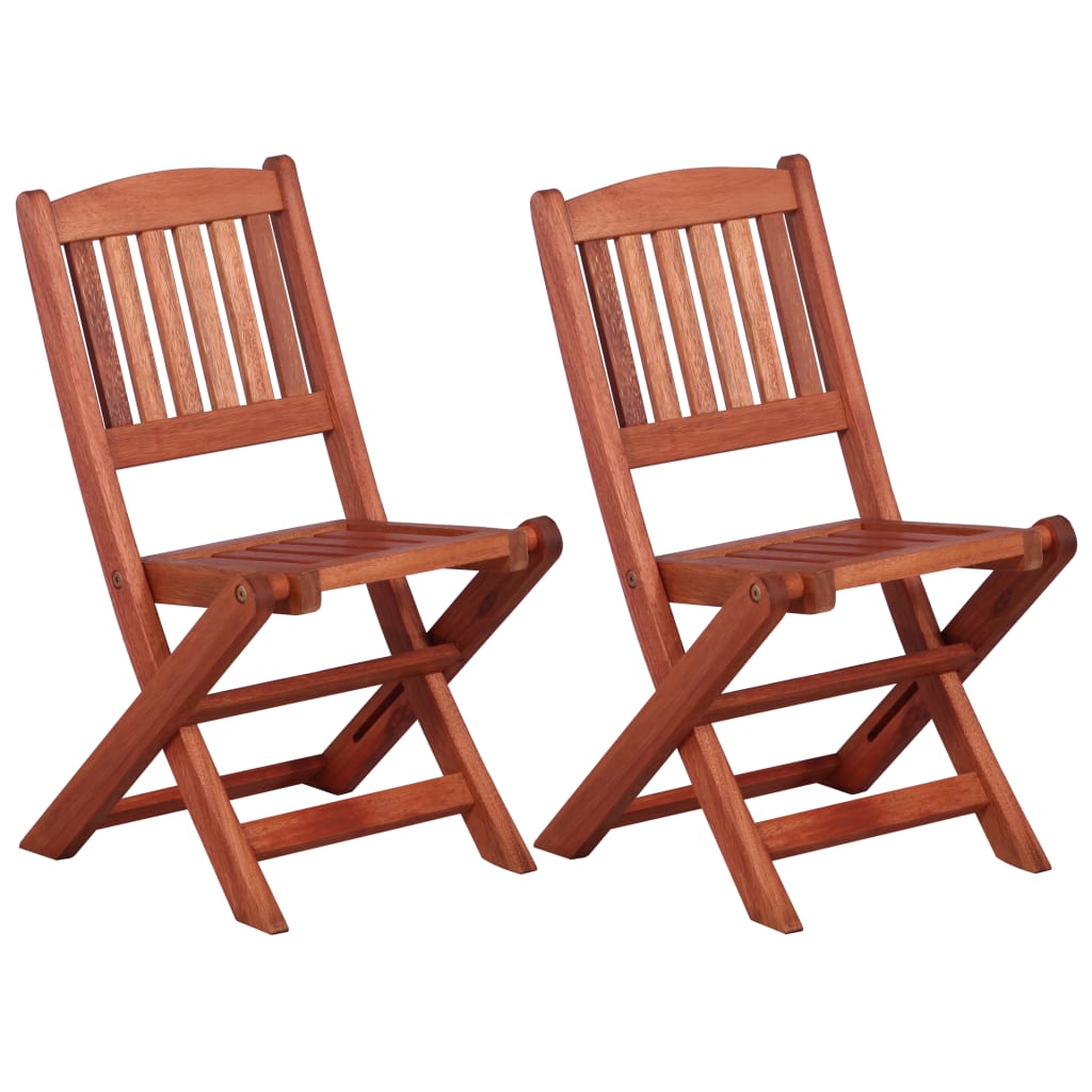 Children&#39;s Dining Chairs 2 pcs Solid Eucalyptus Wood