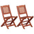 Children's Dining Chairs 2 pcs Solid Eucalyptus Wood