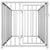 Outdoor Dog Kennel 100x200x100 cm