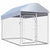 Outdoor Dog Kennel with Roof 200x100x125 cm