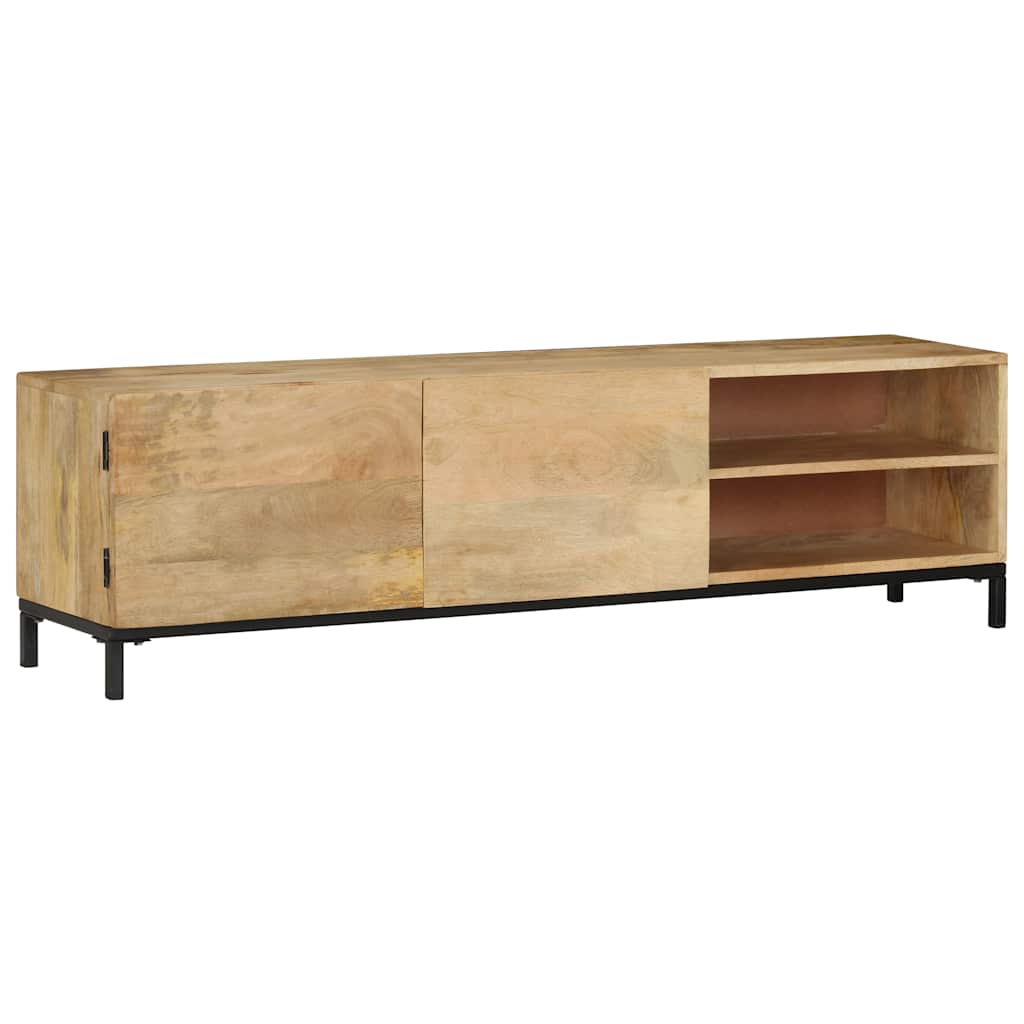 TV Cabinet 145x30x41 cm Solid Mango Wood