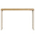 Console Table 120x35x76 cm Solid Wood Mango and Steel