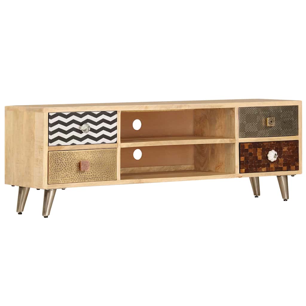 TV Cabinet 120x30x40 cm Solid Mango Wood