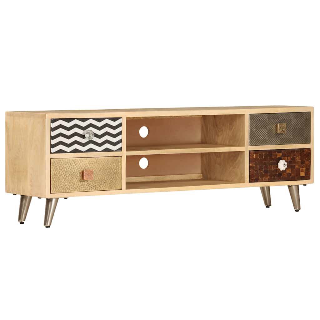 TV Cabinet 120x30x40 cm Solid Mango Wood