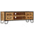 TV Cabinet with Drawers 120x30x40 cm Solid Mango Wood
