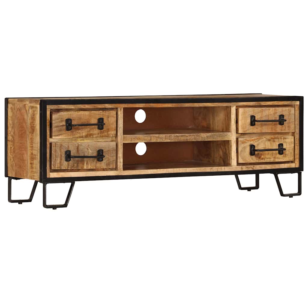 TV Cabinet with Drawers 120x30x40 cm Solid Mango Wood