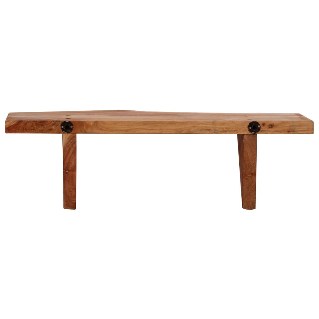 Wall Shelves 2 pcs 60x20x18 cm Solid Acacia Wood