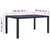 Garden Table Anthracite 150x90x72 cm Plastic Rattan Look