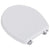 Toilet Seats with Lids 2 pcs MDF White