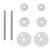 Toilet Seats with Lids 2 pcs MDF White