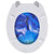 Toilet Seats with Lids 2 pcs MDF Dolphin