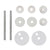 Toilet Seats with Lids 2 pcs MDF Pebbles