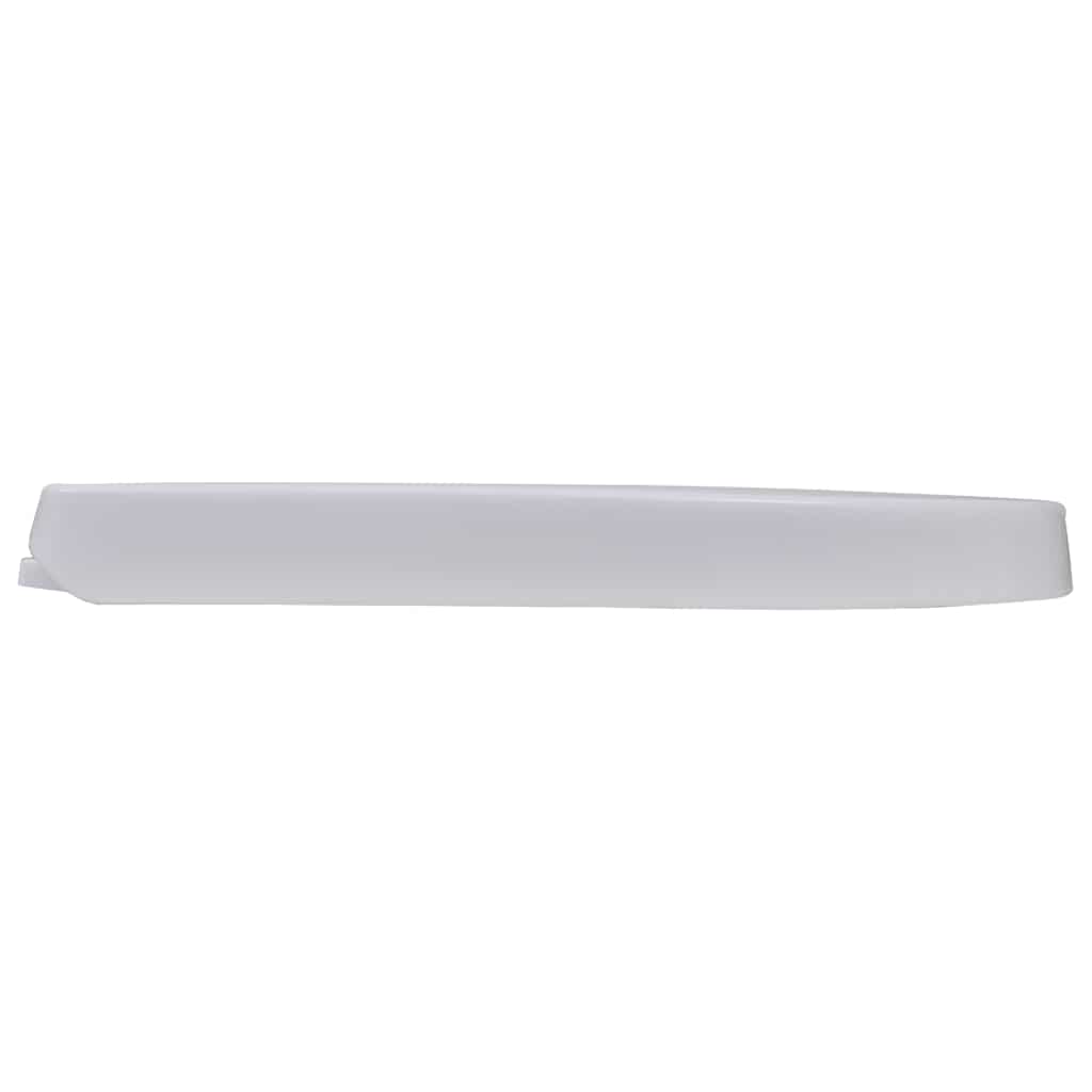 Toilet Seats with Soft Close Lids 2 pcs Plastic White