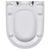 Toilet Seats with Soft Close Lids 2 pcs Plastic White