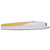 Toilet Seats with Soft Close Lids 2 pcs Plastic White and Yellow