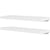 Wall Shelves 4 pcs White 80 cm