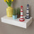 Floating Wall Shelves with Drawers 2 pcs White 48 cm