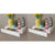 Floating Wall Shelves with Drawers 2 pcs White 48 cm