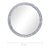 Wall Mirror 50 cm Tempered Glass