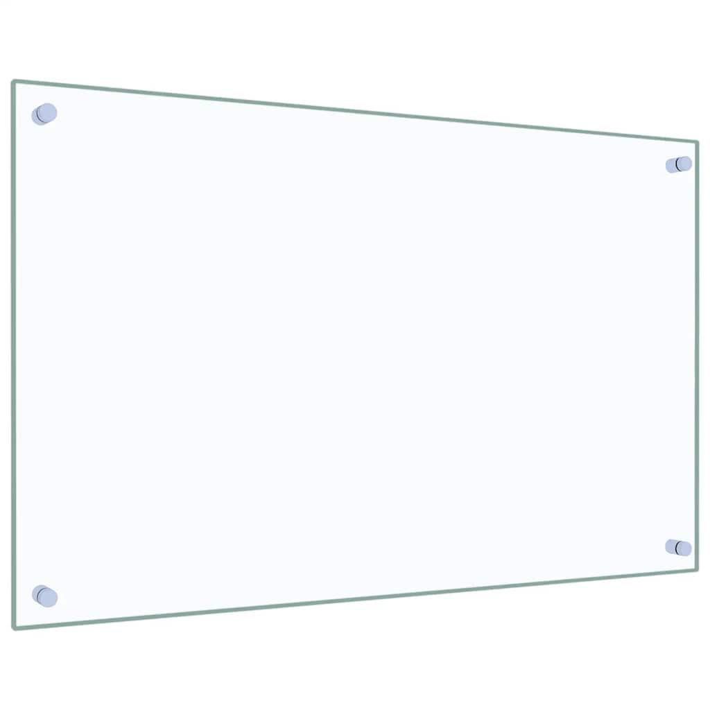 Kitchen Backsplash Transparent 80x50 cm Tempered Glass