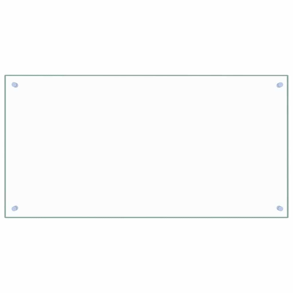 Kitchen Backsplash Transparent 100x50 cm Tempered Glass