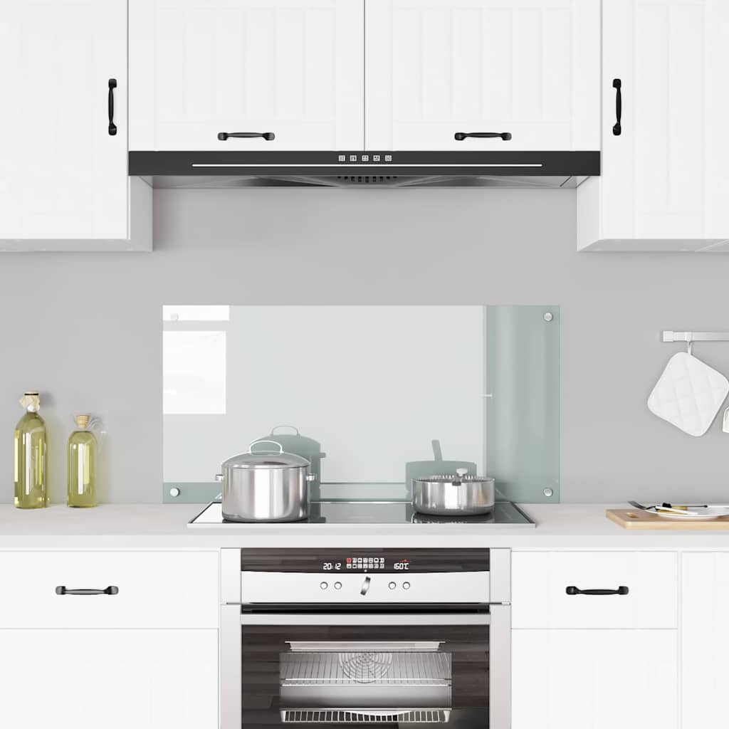 Kitchen Backsplash Transparent 100x50 cm Tempered Glass
