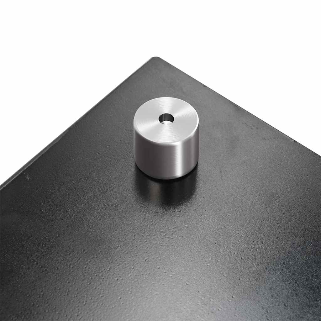 Kitchen Backsplash Black 70x60 cm Tempered Glass