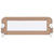 Toddler Safety Bed Rail Taupe 102x42 cm Polyester