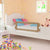 Toddler Safety Bed Rail Taupe 102x42 cm Polyester