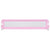 Toddler Safety Bed Rail Pink 180x42 cm Polyester