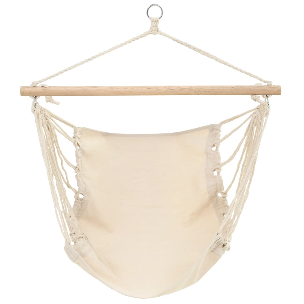 Hammock Chair Cream 100x80 cm