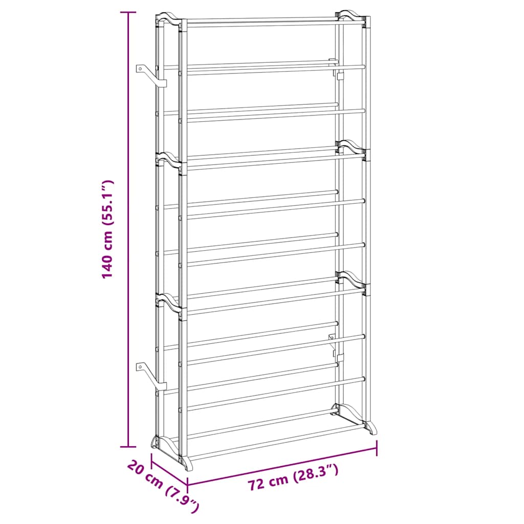 10-tier Shoe Rack