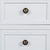 Nightstand with 2 Drawers MDF White
