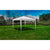 Pyramid-Roof Garden Gazebo Pavilion 3 x 3 m