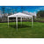 Pyramid-Roof Garden Gazebo Pavilion 3 x 3 m