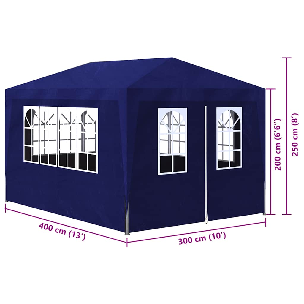 Party Tent 3x4 m Blue