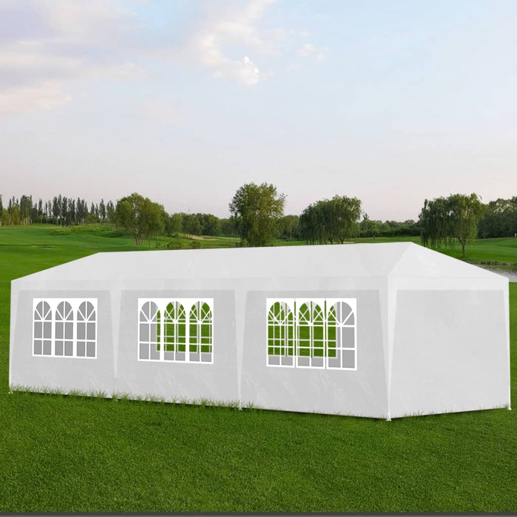 vidaXL Party Tent 3x9 m White