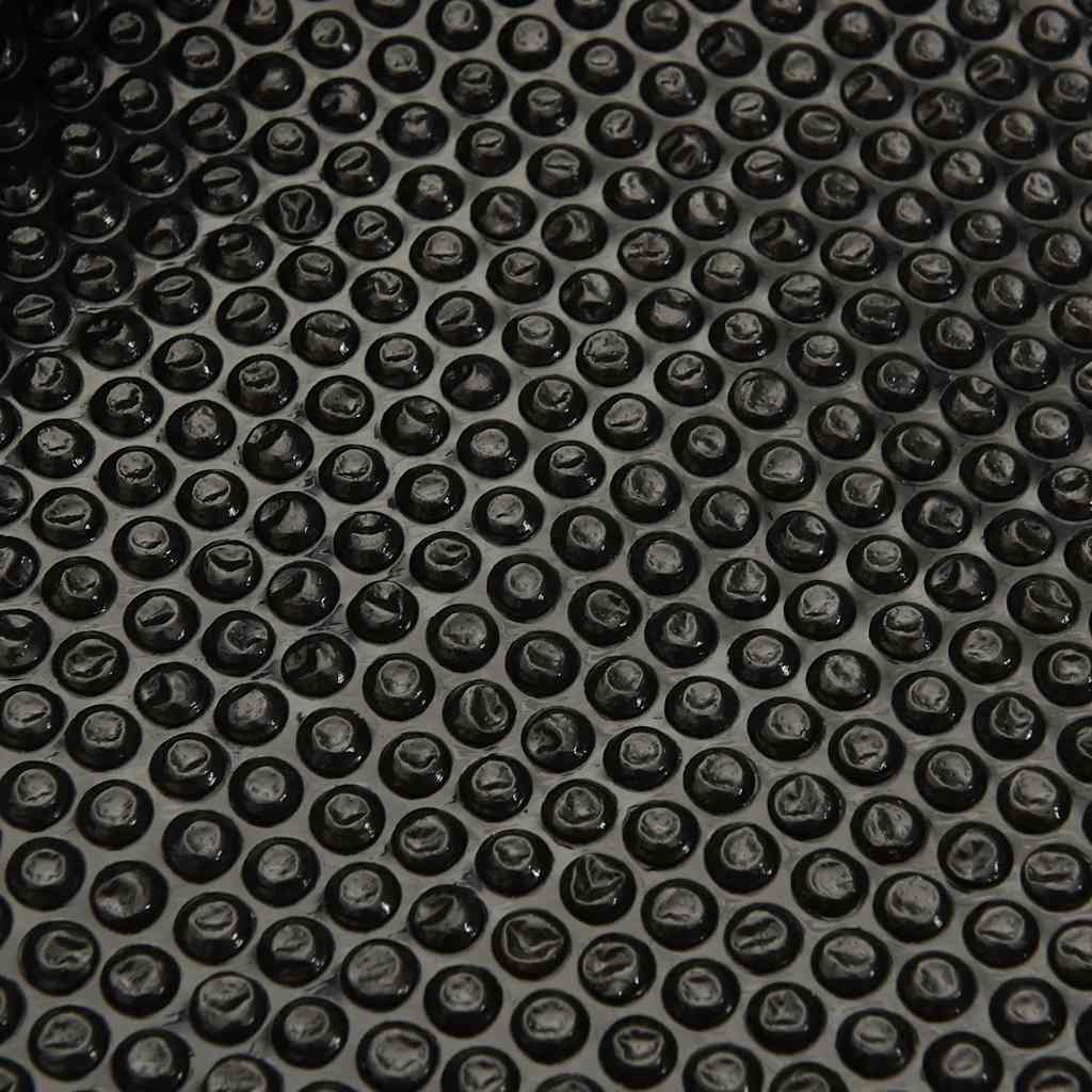 Floating Rectangular PE Solar Pool Film 6 x 4 m Black