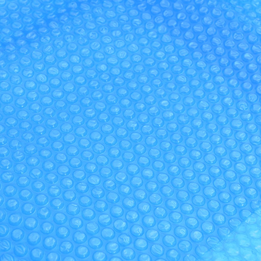 Floating Round PE Solar Pool Film 381 cm Blue