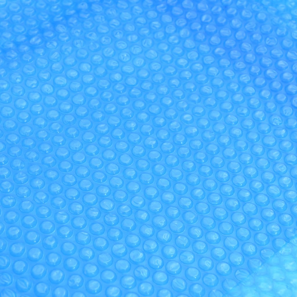 Floating Round PE Solar Pool Film 455 cm Blue