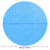 Floating Round PE Solar Pool Film 455 cm Blue
