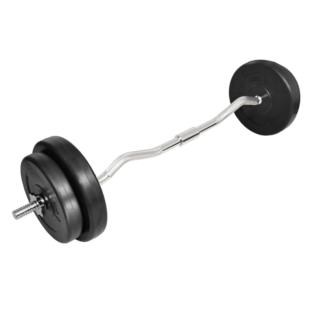 Curl Bar with Weights 30 kg