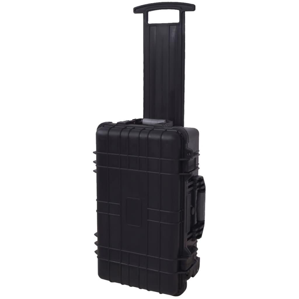 Wheel-equipped Tool/Equipment Case with Pick &amp; Pluck