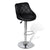 Bar Stools 2 pcs Black Faux Leather