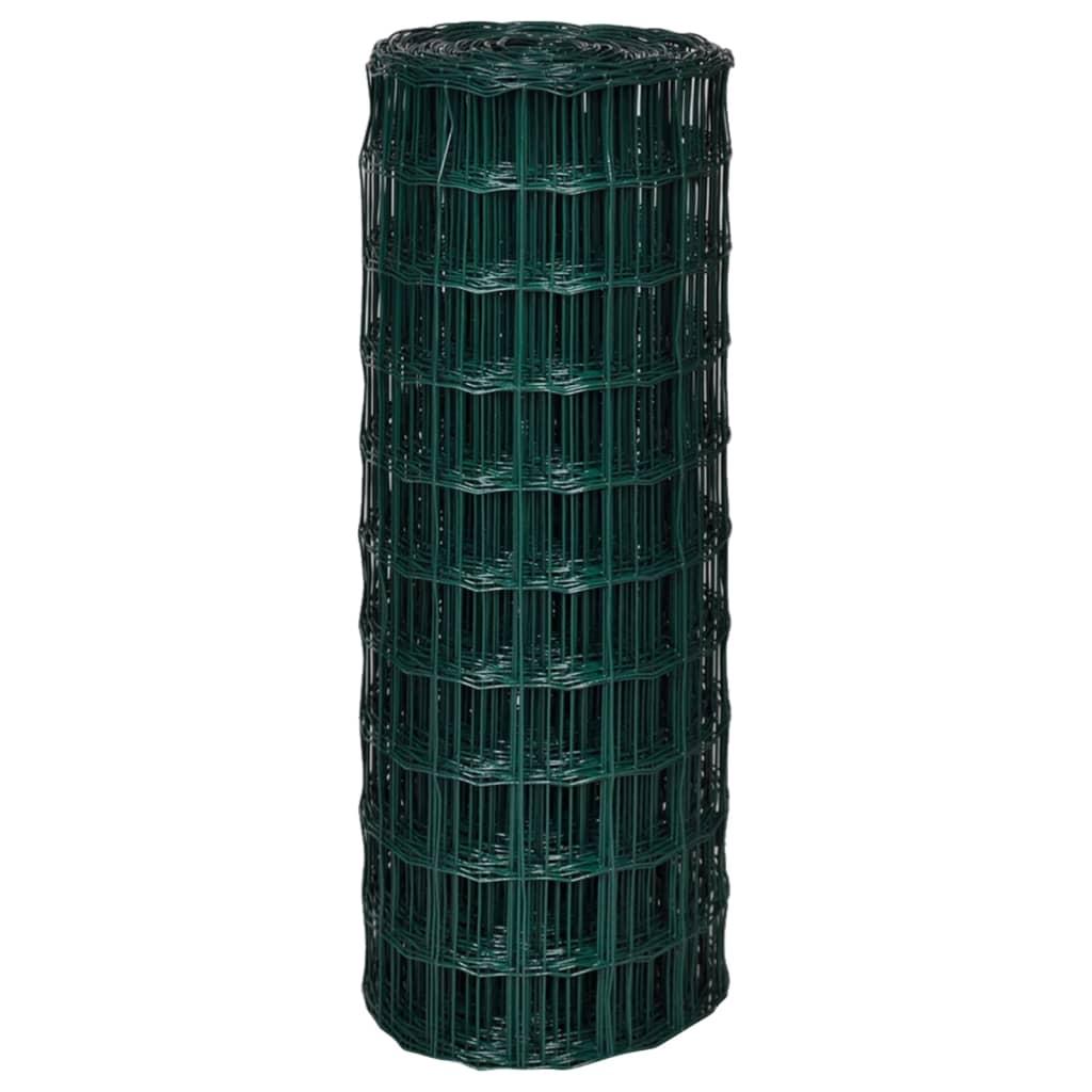 Euro Fence Steel 10x1.0 m Green