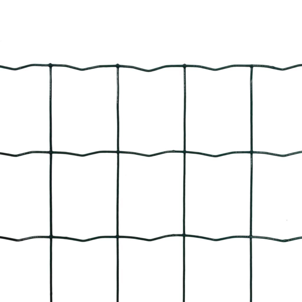 Euro Fence Steel 25x1.5 m Green