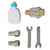 Airpress Pneumatic Tool Kit Grinder Set